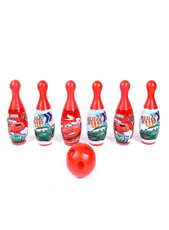 NIYANETAIL 6 Pin 1 Bowling Game Set for Kids with 6 Pin 1 Ball Sport Toys Gift for Baby Boys Girls Age 3 4 5 6 7 8.12 Years Old ABS Plastic (Car Bowling Set) - Image 2